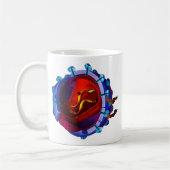 HIV-virus ( hiv / aids - liefdadigheidsinstelling  Koffiemok (Links)