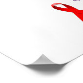 HIV-virus ( hiv / aids - liefdadigheidsinstelling  Poster (Hoek)