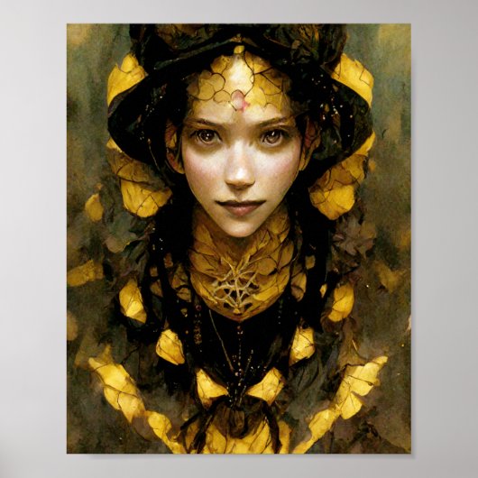 Hive Queen Fantasy Art Poster (Voorkant)