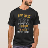 Hive Rules Bee Bee Bee Humble Bee Pun T-shirt (Voorkant)
