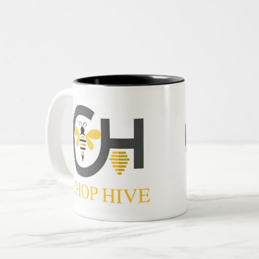Hive Swag Tweekleurige Koffiemok (Voorkant links)