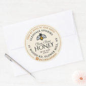 Hives naar House Pure Raw Honey Honeybee Sticker (Envelop)