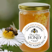 Hives naar House Pure Raw Honey Honeybee Sticker