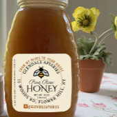 Hives naar House Pure Raw Honey Honeybee Sticker