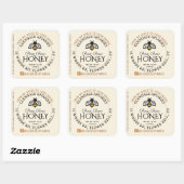 Hives naar House Pure Raw Honey Honeybee Sticker (Vel)