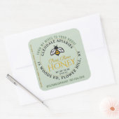 Hives naar House Pure Raw Honey Honeybee Sticker (Envelop)