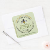 Hives naar House Pure Raw Honey Honeybee Sticker (Envelop)