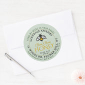 Hives naar House Pure Raw Honey Honeybee Sticker (Envelop)