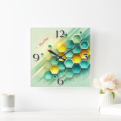 HiveTime Hexagon Design | Wandklok (Huis)