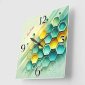 HiveTime Hexagon Design | Wandklok (Hoek)