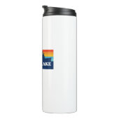 Hiwassee Lake North Carolina Canoe Thermosbeker (Geroteerd rechts)