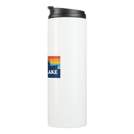 Hiwassee Lake North Carolina Canoe Thermosbeker (Geroteerd rechts)