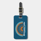 Hiwassee Lake North Carolina Rainbow Bagagelabel (Voorkant verticaal)