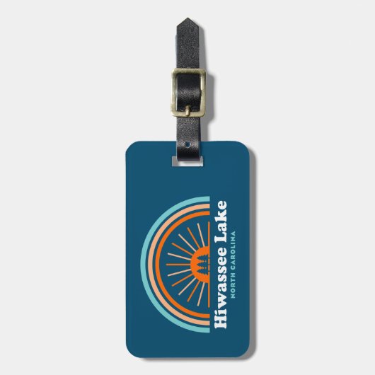 Hiwassee Lake North Carolina Rainbow Bagagelabel (Voorkant verticaal)