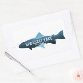 Hiwassee Lake North Carolina Vis Rechthoekige Sticker (Envelop)