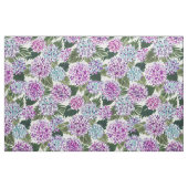 HIYA HYDRANGEA Painterly Paarse Floral Waterverf Stof (Fat Quarter)