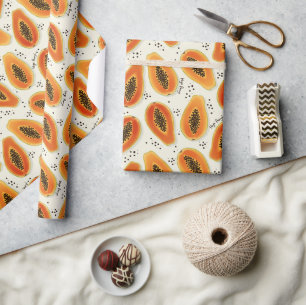 Hiya Papaya Pattern Cadeaupapier