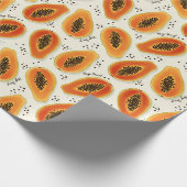 Hiya Papaya Pattern Cadeaupapier (Hoek)