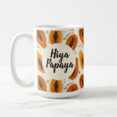 Hiya Papaya Pattern Koffiemok (Links)