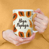 Hiya Papaya Pattern Koffiemok