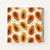 Hiya Papaya Pattern Notitieboek (Achterkant)