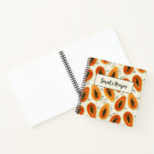 Hiya Papaya Pattern Notitieboek (Binnen)