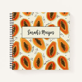 Hiya Papaya Pattern Notitieboek