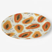 Hiya Papaya Pattern Papieren Bordje (Gekanteld)