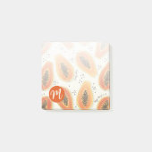 Hiya Papaya Pattern Post-it® Notes (Voorkant)