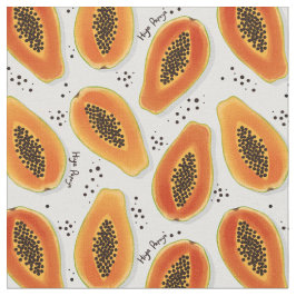 Hiya Papaya Pattern Stof