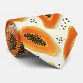 Hiya Papaya Pattern Stropdas (Opgerold)