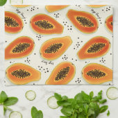 Hiya Papaya Pattern Theedoek (Gevouwen)