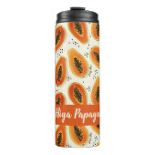 Hiya Papaya Pattern Thermosbeker (Voorkant)