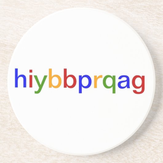 hiybbprqag zandsteen onderzetter (Voorkant)