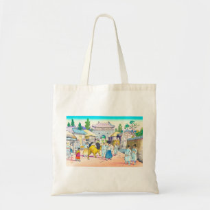 Hiyoshi Mamoru Korean Market japanese landschapsku Tote Bag
