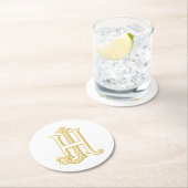 HJ Monogram of JH Monogram Onderzetters (Insitu)