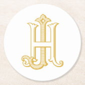 HJ Monogram of JH Monogram Onderzetters (Voorkant)