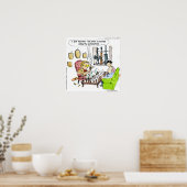 Hjagen met Poster van de computersoftware (Keuken)