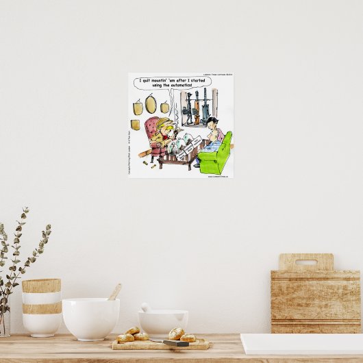 Hjagen met Poster van de computersoftware (Keuken)