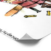 Hjagen met Poster van de computersoftware (Hoek)