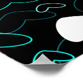 Hjärtan liefde poster (Hoek)