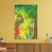 Hjärtats väg canvas afdruk (Insitu (Woonkamer))