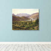 Hjelle in Valders, Tegel Fjord, 1835 Canvas Afdruk (Insitu (Houten vloer))