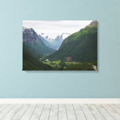 Hjelle vallei in Noorwegen canvas (Insitu (Houten vloer))