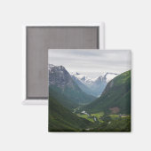 Hjelle vallei in Noorwegen magneet (Voorkant / Achterkant)