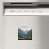 Hjelle vallei in Noorwegen tekst magneet (Insitu (Vaatwasser))