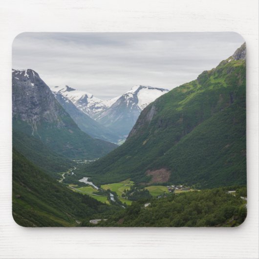 Hjelle valley in Norway mousepad Muismat (Voorkant)