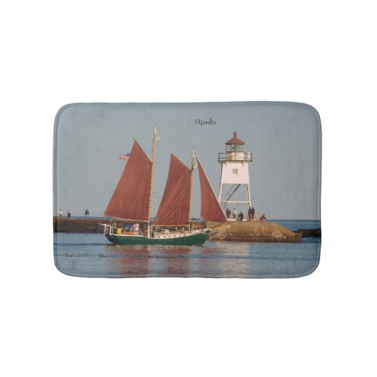 Hjordis en Grand Marais Light bathmat Badmat (Voorkant)