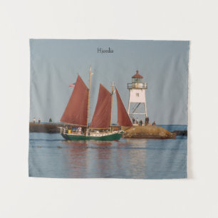 Hjordis en Grand Marais Light tapestry Wandkleed