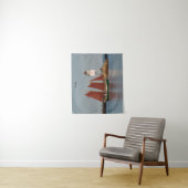 Hjordis en Grand Marais Light tapestry Wandkleed (In situ)